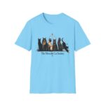 Moonlit Cat Society Graphic Tee - Cat Moonlight Shirt