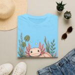 Cute Pink Axolotl T-Shirt — "Cute, Weird, and Thriving"