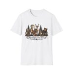 Moonlight in the Pines Wildlife T-Shirt — Deer, Bear, Fox & Owl Nature Tee