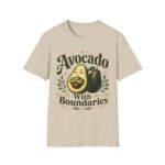 Avocado With Boundaries T-Shirt — Funny Self-Care Fruit Graphic Tee