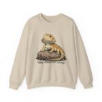 Bearded Dragon 'Tiny Dinosaur Energy' Crewneck Sweatshirt