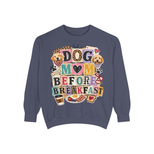 Dog Mom Before Breakfast Sweatshirt — Cozy Morning Pet Mom Pullover