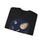Retro Astronomer Sweatshirt — Falling Star (Broken Clock)