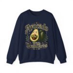 Avocado With Boundaries Crewneck Sweatshirt — Funny Avocado Graphic Pullover