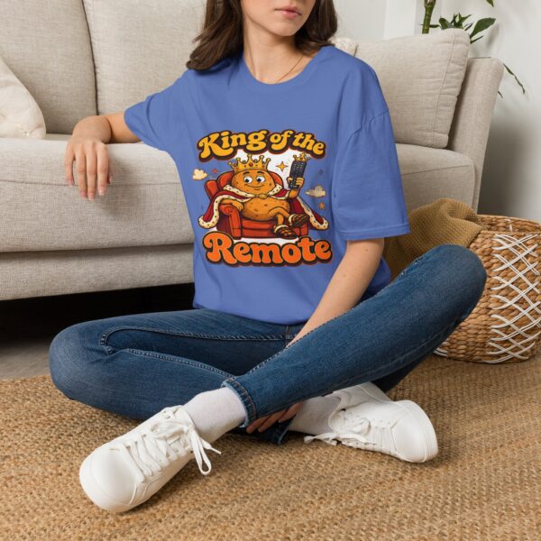 King of the Remote T-Shirt — Funny Couch Potato TV Remote Shirt