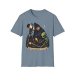 Stargazing with Visitors T-Shirt — Astronomy Alien Stargazing Map Tee