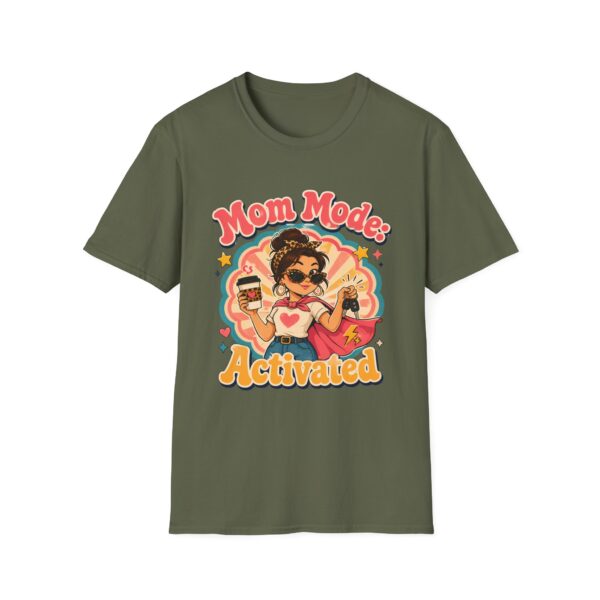 Mom Mode Activated T-Shirt — Retro Cute Mama Graphic Tee