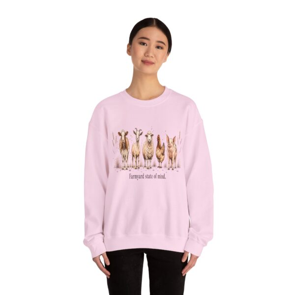 Farmyard State of Mind Sweatshirt — Cute Farm Animal Crewneck