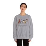Birds of Winter "Wings Along the Wildflowers" Crewneck Sweatshirt