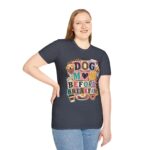 Dog Mom Before Breakfast Retro Paw & Bone T-Shirt