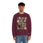 I Check Out Books & Cold Cases Crewneck Sweatshirt — Cozy True Crime Booklover Pullover