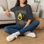 Avocado With Boundaries T-Shirt — Funny Self-Care Fruit Graphic Tee