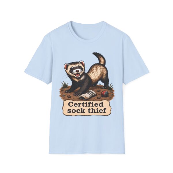 Ferret 'Certified Sock Thief' T-Shirt