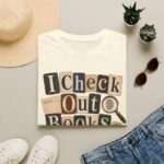 Book Lover T-Shirt — "I Check Out Books & Cold Cases" Graphic Tee