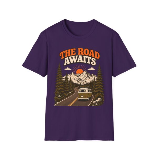 The Road Awaits Vintage Mountain Road T-Shirt