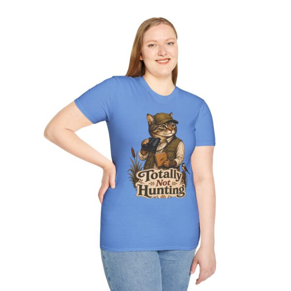 Cat Hunting Tee — "Totally Not Hunting" Funny Outdoor T-Shirt