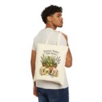 Farmers Market Herb Garden Canvas Tote Bag