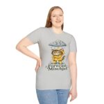 Cat Forecast T-Shirt — "Forecast: Mischief" Cute Rainy Day Cat Tee