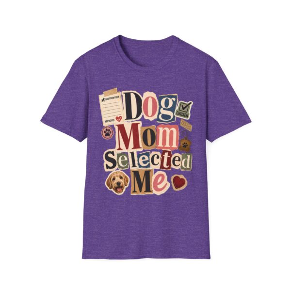 Dog Mom "Selected Me" T-Shirt — Cute Rescue Dog Lover Tee