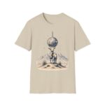 Goat Disco T-Shirt — Retro Monochrome 'Unfazed Goat' Graphic