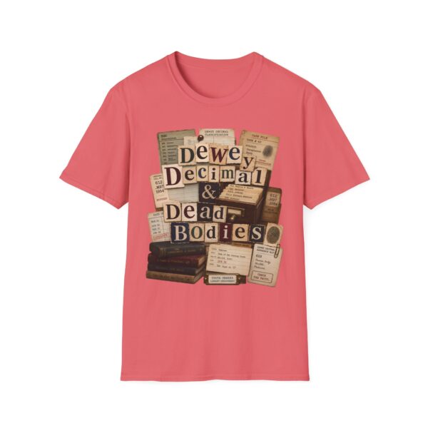 Dewey Decimal & Dead Bodies Vintage Library Horror T-Shirt