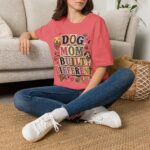 Dog Mom, Built Different T-Shirt — Cute Graphic Tee for Dog Lovers