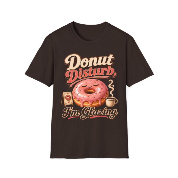Donut Disturb T-Shirt — "I’m Glazing" Funny Donut Tee for Coffee Lovers