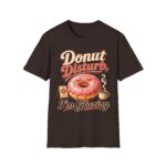 Donut Disturb T-Shirt — "I’m Glazing" Funny Donut Tee for Coffee Lovers