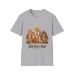 Southwestern Desert Animals T-Shirt — Fox, Rabbit & Owl Row Design