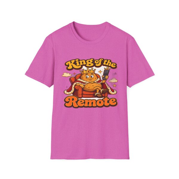 King of the Remote T-Shirt — Funny Couch Potato TV Remote Shirt