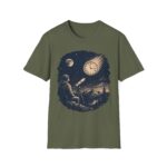 Retro Astronomer Tee — 'Falling Star? Broken Clock' Funny Space Nerd T-Shirt