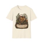 Mushrooms Walks Quiet Walks Wild Mushroom Basket T-Shirt | Foraging Nature Graphic Tee