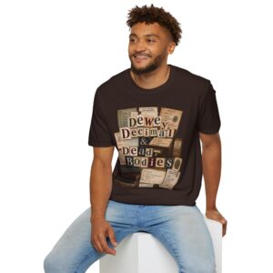 Dewey Decimal & Dead Bodies Vintage Library Horror T-Shirt