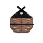 Backpack - Olive Green and White Diamond Geometric Pattern Print