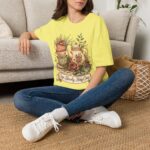 Tea Time Floral T-Shirt — "Sip Slowly, Stay Cozy" Vintage Teapot Tee