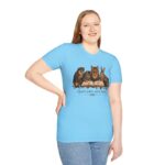 Reading Forest Animals T-Shirt — "Quiet Paws, Open Pages" Book Lover Tee