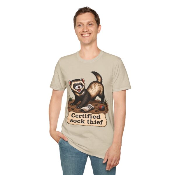 Ferret 'Certified Sock Thief' T-Shirt