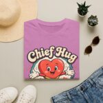 Chief Hug Officer T-Shirt — Cute Retro Heart Cartoon Gift