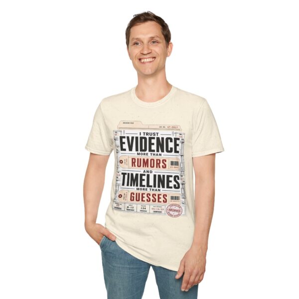 True Crime T-Shirt — "I Trust Evidence More Than Rumors"