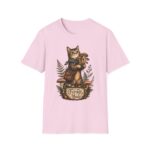 Cat Forager T-Shirt — Cute Kitten Holding Mushrooms “Forage Mode”