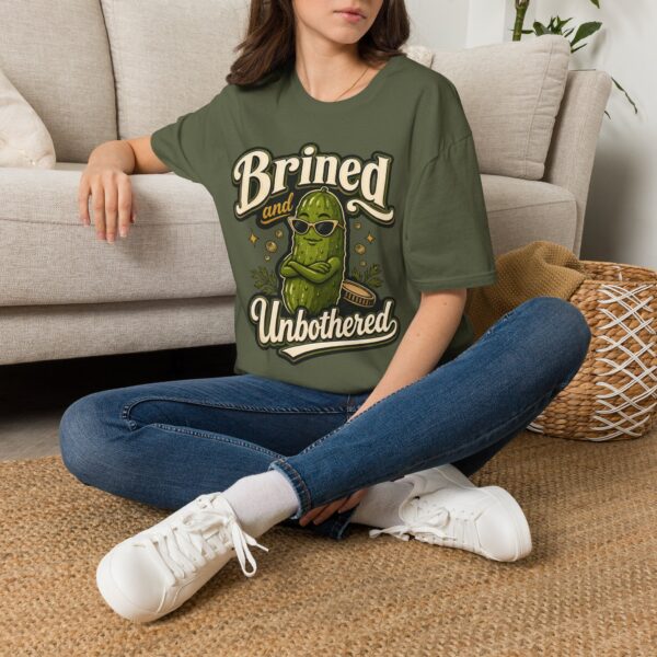 Brined and Unbothered Pickle T-Shirt