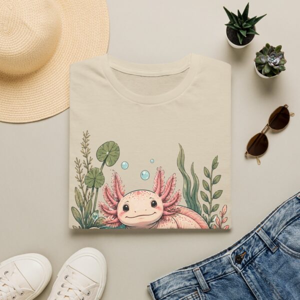 Cute Pink Axolotl T-Shirt — "Cute, Weird, and Thriving"