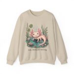 Axolotl Crewneck Sweatshirt — Cute, Weird & Thriving Graphic