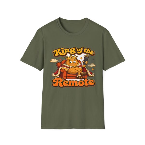 King of the Remote T-Shirt — Funny Couch Potato TV Remote Shirt