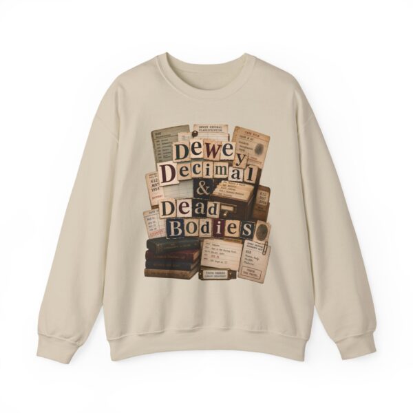 Dewey Decimal & Dead Bodies Vintage Library Crewneck