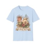 Tea Time Floral T-Shirt — "Sip Slowly, Stay Cozy" Vintage Teapot Tee