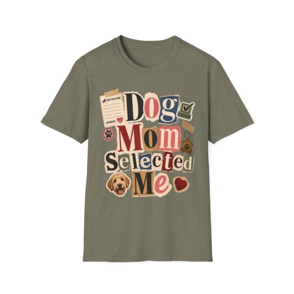 Dog Mom "Selected Me" T-Shirt — Cute Rescue Dog Lover Tee