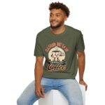 Raised on Love, Running on Coffee T-Shirt — Cute Coffee Lover Tee