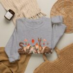 Desert Fox and Hare Illustration Sweatshirt | Soft Sand Sharp Instincts