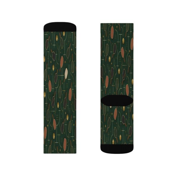 Pickleball Racket Ball Court Socks | Sublimation Socks